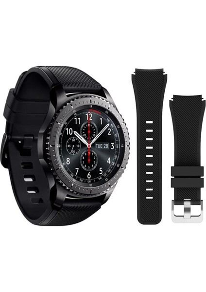 Online Kordon Samsung S3 Gear Uyumlu Akıllı Silikon Saat Kordonu Kayışı