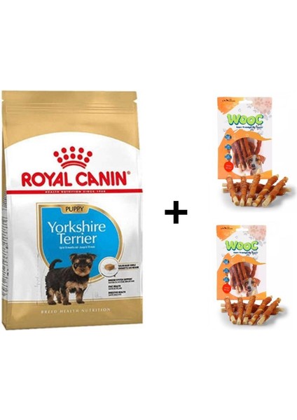 Yorkshire Terrier Yavru Köpek Maması 1,5 kg + 2 Adet Wooc Ödül 80 gr