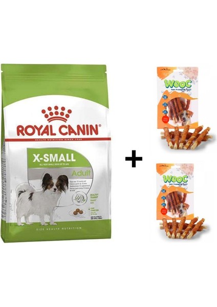 Adult x Small Köpek Maması 1,5 kg + 2 Adet Wooc Ödül 80 gr
