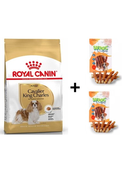 Cavalier King Charles Yetişkin Köpek Maması 1,5 kg + 2 Adet Wooc Ödül 80 gr