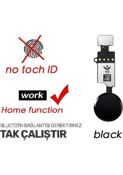Iphone 7 Plus Home Tuşu (Siyah)