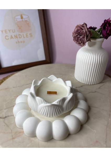 Bubble Dekoratif Tabak & Lotus Mum