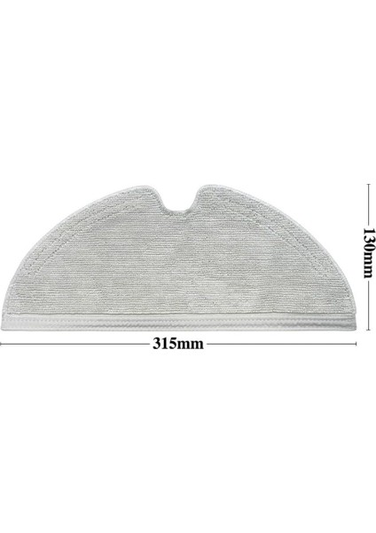 Xiaomi Vacuum Mop 2 (STYTJ03ZHM) Uyumlu 6 Adet Mop-Tam Yüzey Mikrofiber