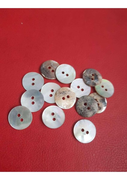 Sedef Düğme 1. Kalite 18MM 1 Paket 15 Adet