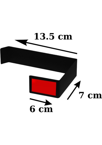 Metal Mat Siyah Yapışkanlı Tuvalet Kağıtlık Yapışkanlı Wc Kağıtlık Tuvalet Kağıdı Askısı 3m Yapışkanlı Tasarım