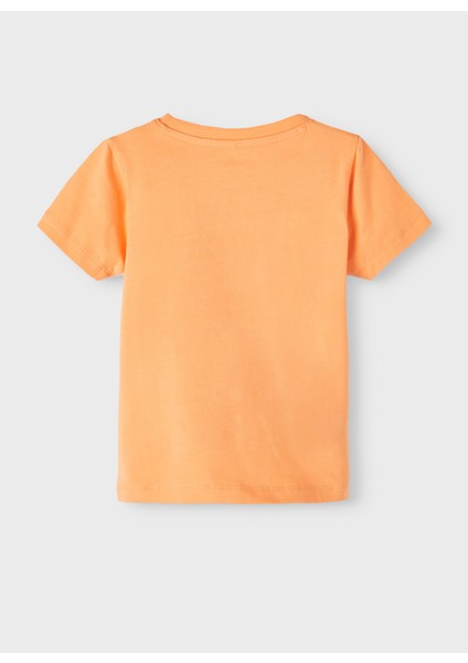 Name İt T-Shirt 5 Yaş Turuncu