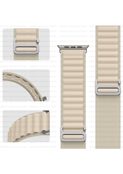 Apple Watch 38MM 40MM 41MM Seri 1 2 3 4 5 6 7 8 Se Uyumlu Kordon Frost Alpine Loop Kordon fırsatları