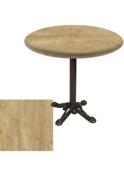 Çipa Werzalit Yuvarlak Masa Q 70CM Esb - Avalon Pine