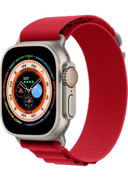 Apple Watch 49MM Ultra Seri Uyumlu Kordon Frost Alpine Loop Kordon