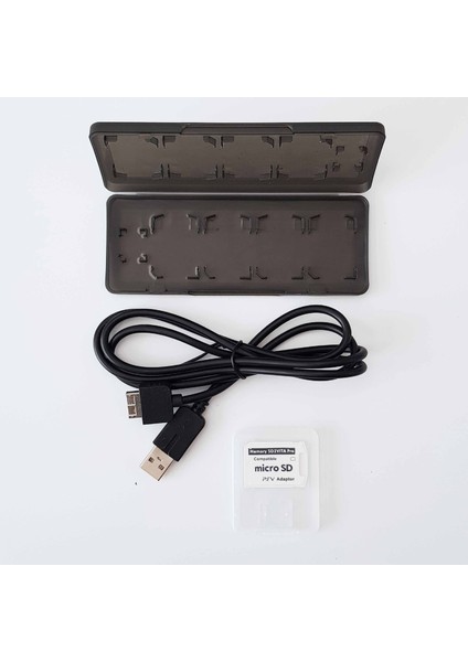 PS Vita 1000 Aksesuar Set Vita Oyun Kutusu Vita Kablo Sd2Vita Adaptör Vita Fat Kasa Uyumlu