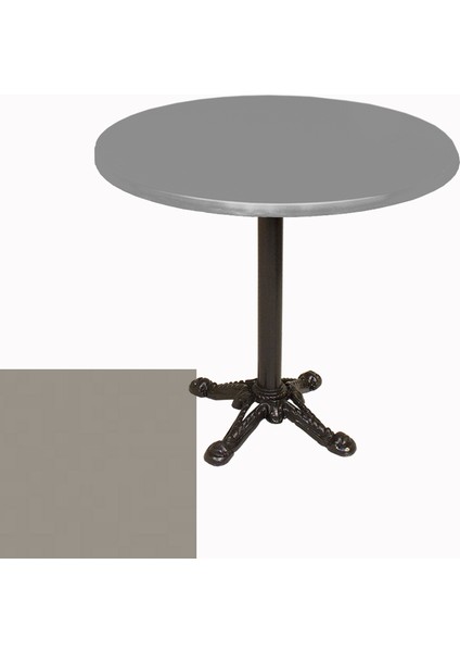 Çipa Werzalit Yuvarlak Masa Q 70CM Esb - Koyu Gri