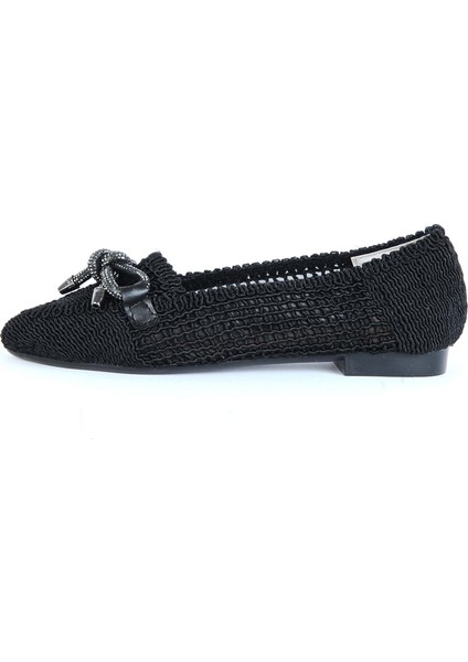 Moda Ayakkabı 254 Kadın Günlük Babet Ayakkabı - MDS00825-SIYAH-37