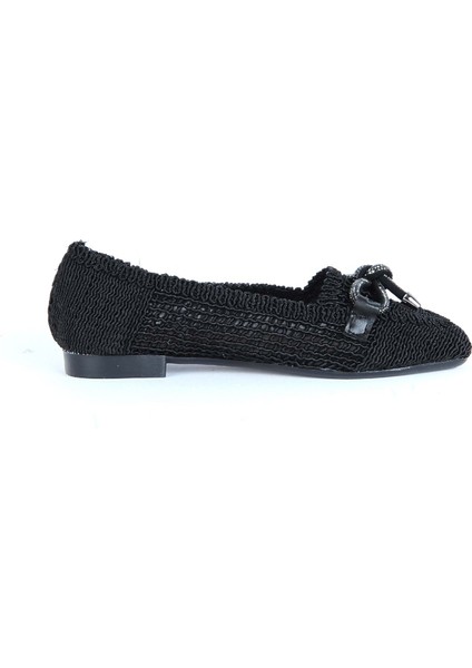 Moda Ayakkabı 254 Kadın Günlük Babet Ayakkabı - MDS00825-SIYAH-37
