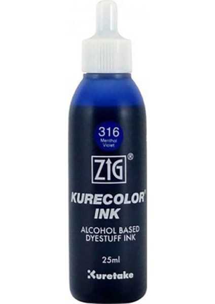 Kurecolor Refill Ink Mürekkep 25ML 316 Menthol Violet
