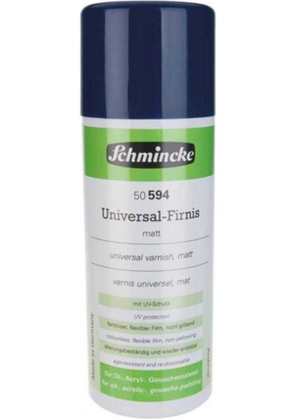Universal Varnish Genel Amaçlı Uv Korumalı Mat Final Sprey Vernik 594 400 ml