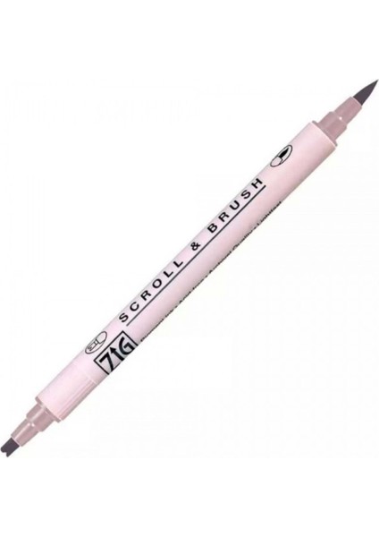 Scroll & Brush Pen Çift Çizgi Kaligrafi Kalemi Plum Mist 804