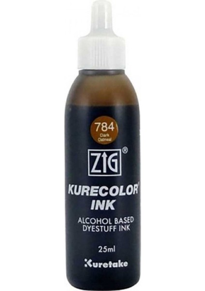 Kurecolor Refill Ink Mürekkep 25ML 784 Dark Oatmeal