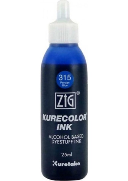 Kurecolor Refill Ink Mürekkep 25ML 315 Persian Blue