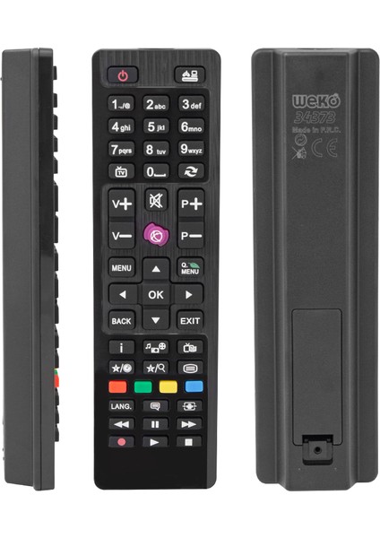 Vestel-Seg-Regal RC4849 RM-L260 LCD Mini Mor Tuşlu Lcd-Led Tv Kumanda
