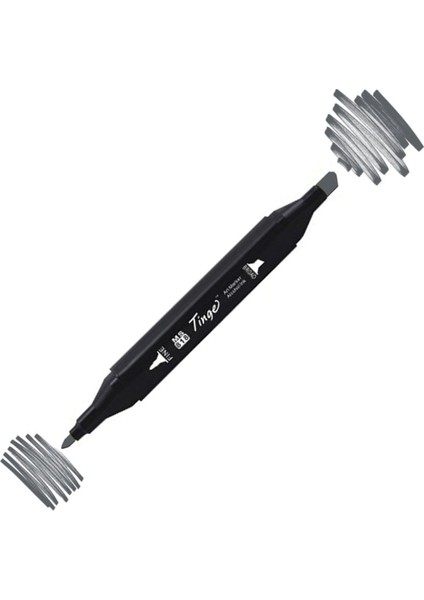 Twin Çift Uçlu Marker Kalemi Cg8 Cool Grey
