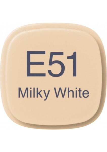 Marker Kalemi E51 Milky White