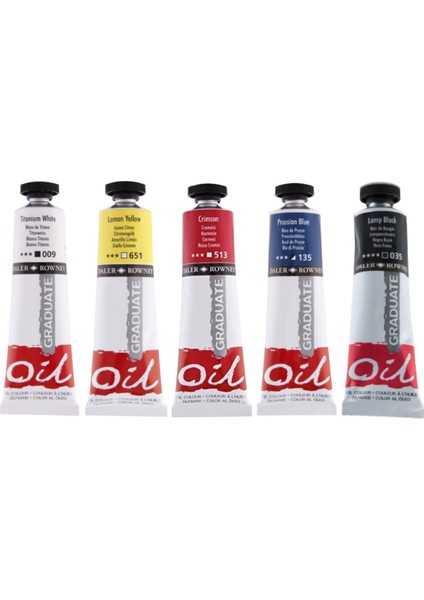 Graduate Yağlı Boya Seti 5X38ML