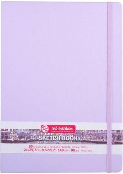 Art Creation Sketch Books Eskiz Defteri 140GR. 21 x 30 Eflatun