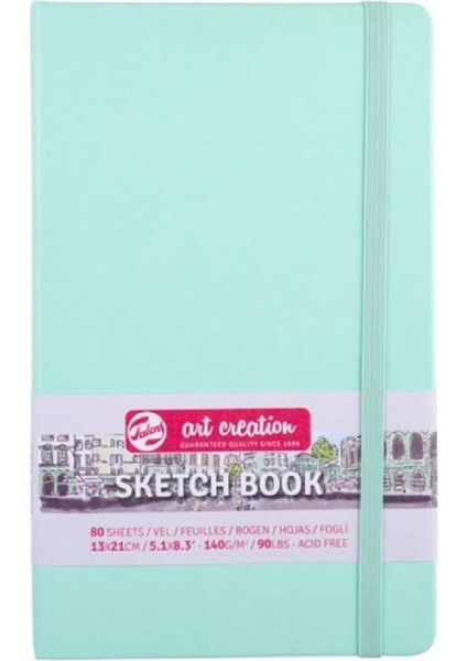 Art Creation Sketch Books Eskiz Defteri 140GR. 13 x 21 Nane Yeşili