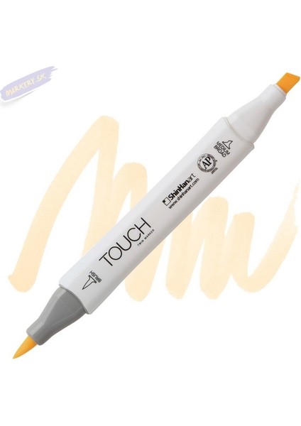 Touch Twın Brush Pen : Çift Taraflı Marker : BR134 Raw Silk