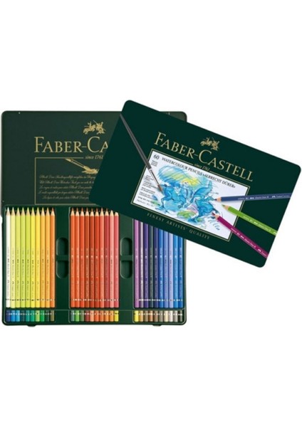 Faber Castel Albrecht Dürer Watercolour Pencils Sulu Boya Kalemi 60&#39;lı Metal Kutu fiyatları