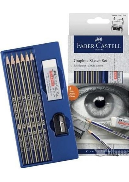 Faber Castel Goldfaber Grafiti Dereceli Kalem Çizim Seti 8 Parça
