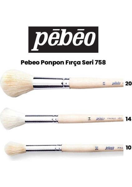758 Al Seri Ponpon Fırça Seti