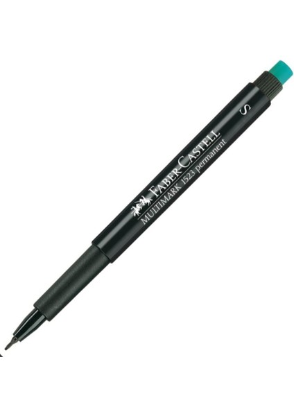 Faber Castell Permanent Asetat CD Kalemi S Siyah 6 Adet