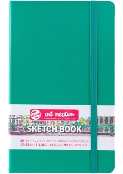 Art Creation Sketch Books Eskiz Defteri 140GR. 13 x 21 Yeşil
