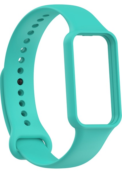 Xiaomi Amazfit Band 7 ile Uyumlu Kordon Silikon Esnek Ayarlanabilir Kordon Kayış