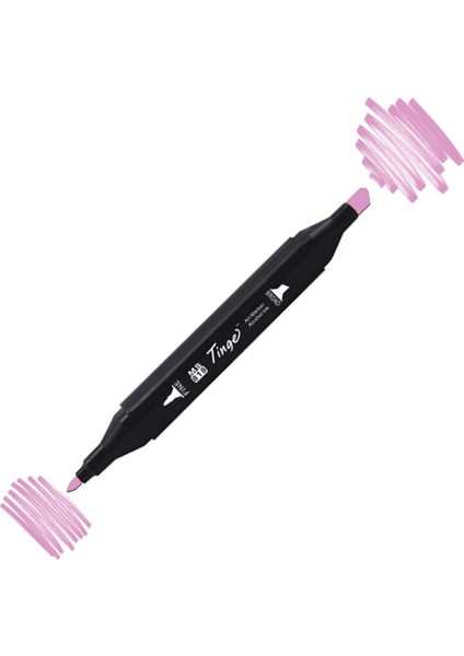 Twin Çift Uçlu Marker Kalemi P84 Pastel Violet