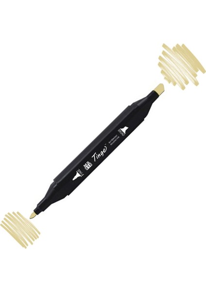 Twin Çift Uçlu Marker Kalemi Y169 Putty