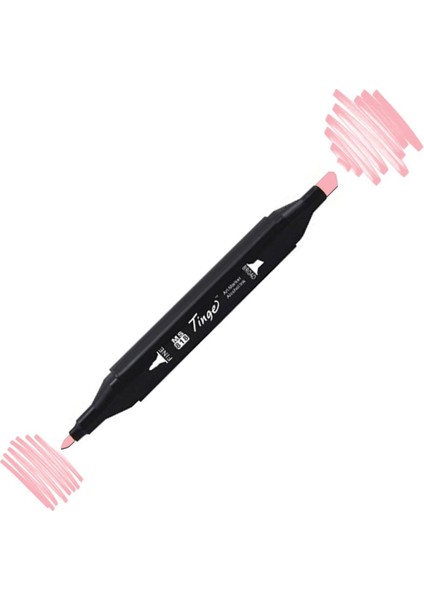 Twin Çift Uçlu Marker Kalemi Rp9 Pale Pink