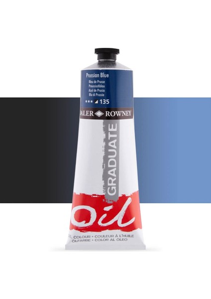 Graduate Yağlı Boya 200ML 135 Prussian Blue