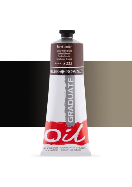 Graduate Yağlı Boya 200ML 223 Burnt Umber