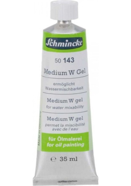 Medium W Gel For Water Mixability 143 35ML (Su Bazlıya Çevirme Medium)