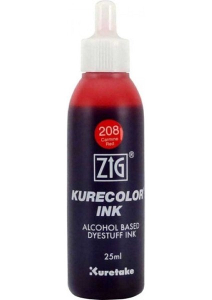 Kurecolor Refill Ink Mürekkep 25ML 208 Carmine Red