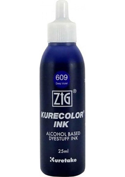 Kurecolor Refill Ink Mürekkep 25ML 609 Deep Violet