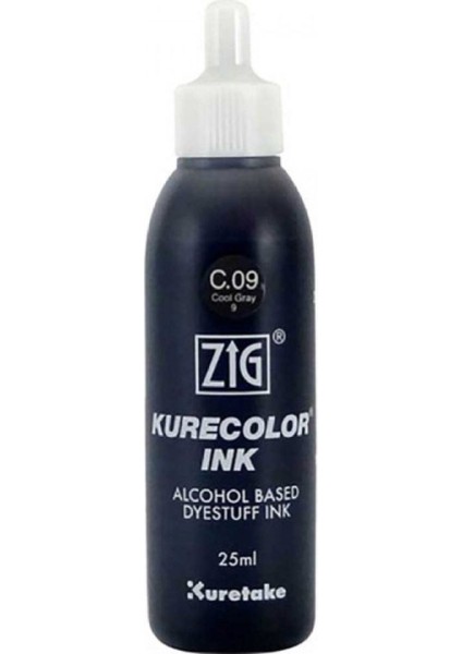 Kurecolor Refill Ink Mürekkep 25ML C09 Cool Gray 9