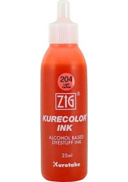 Kurecolor Refill Ink Mürekkep 25ML 204 Light Carmine