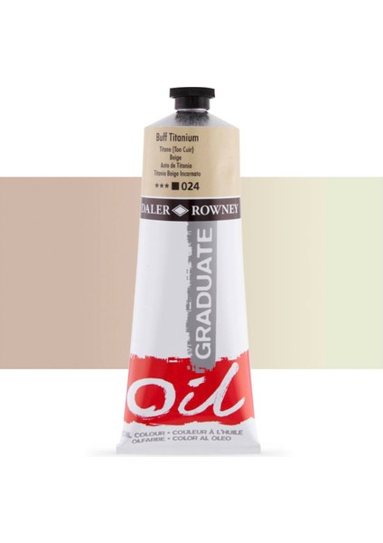 Graduate Yağlı Boya 200ML 024 Buff Titanium