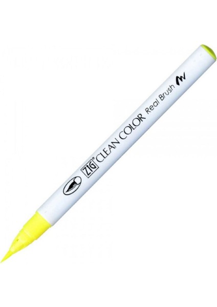 RB-6000AT Clean Color Real Brush Pen Flourescent Yellow 001
