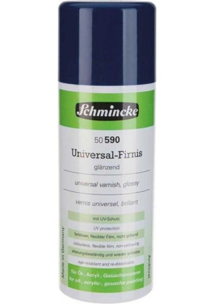 Universal Varnish Genel Amaçlı Uv Korumalı Parlak Final Sprey Vernik 590 400 ml