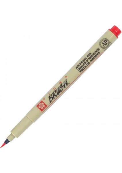 Pigma Brush Pen Red 19