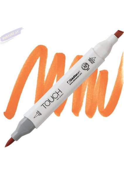 Touch Twın Brush Pen : Çift Taraflı Marker : YR24 Marigold
